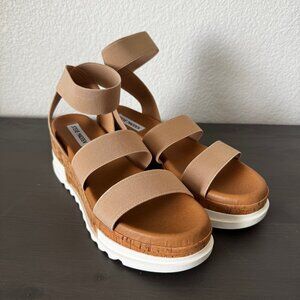 Steve Madden | NIB "Bandi" Elastic Cross Sandals size 9